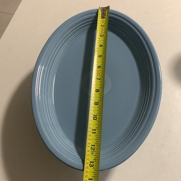 FIESTA Serving Plate Blue 9.6” by 13.5” - Picture 7 of 11